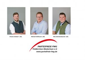 Read more about the article Junge Gemeinderatskandidaten aller politischen Gruppierungen stellen sich den Bürgern vor – Parteifreie FWG Gesamtgemeinde mit drei Teilnehmern vertreten